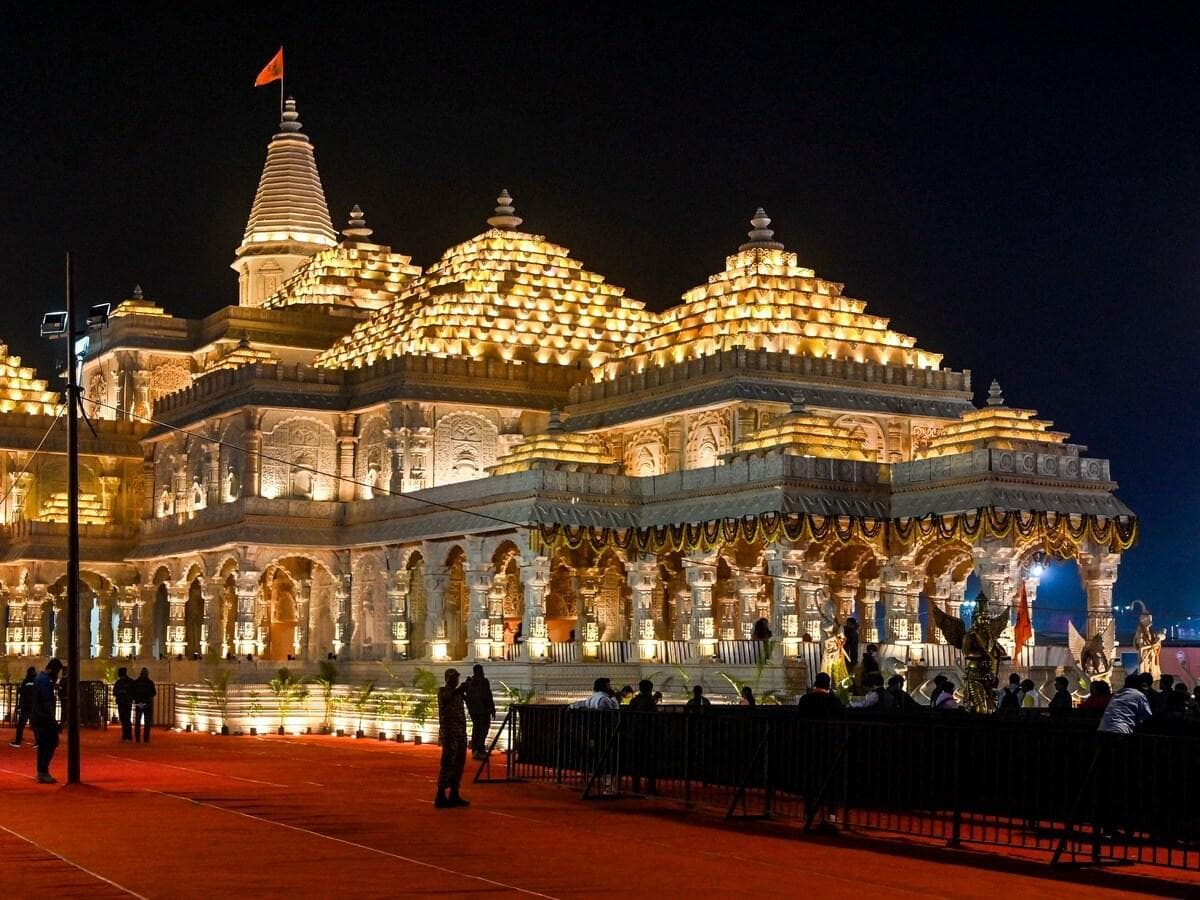 Ram Mandir in Ayodhya, Uttar Pradesh, India