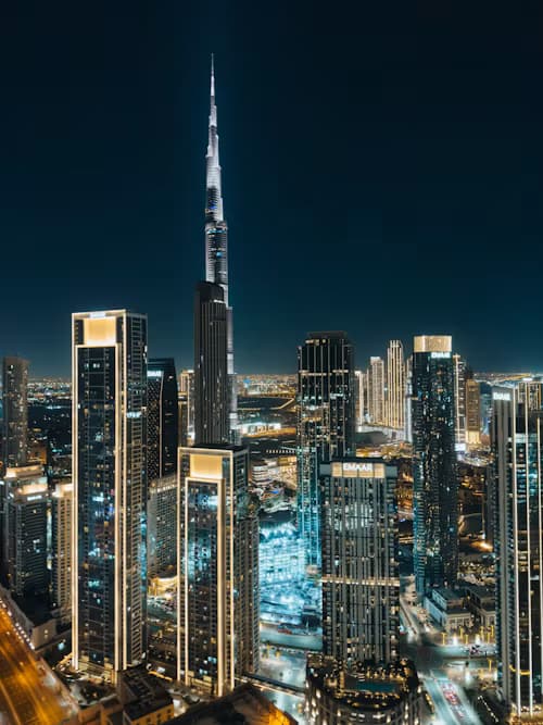 Burj Khalifa and the modern Dubai skyline for a premium Dubai holiday
